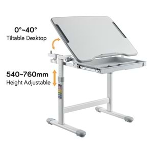 Digitus DA-90901 Ayarlanabilir Çocuk Masası Pembe