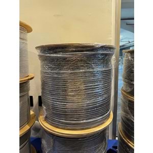 HCS Cat6A Gri S/FTP Makara Kablo LSOH (500m)