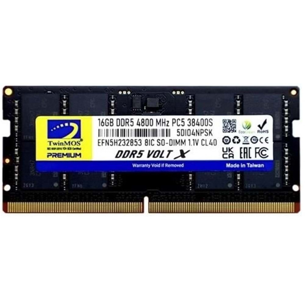 TwinMOS 16GB DDR5 4800MHz (TMD516GB4800S40) (NB)