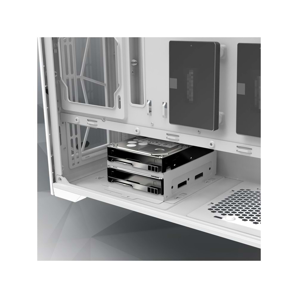 Raijintek Ponos Ultra MS4 TG ARGB Fan Type-C Beyaz