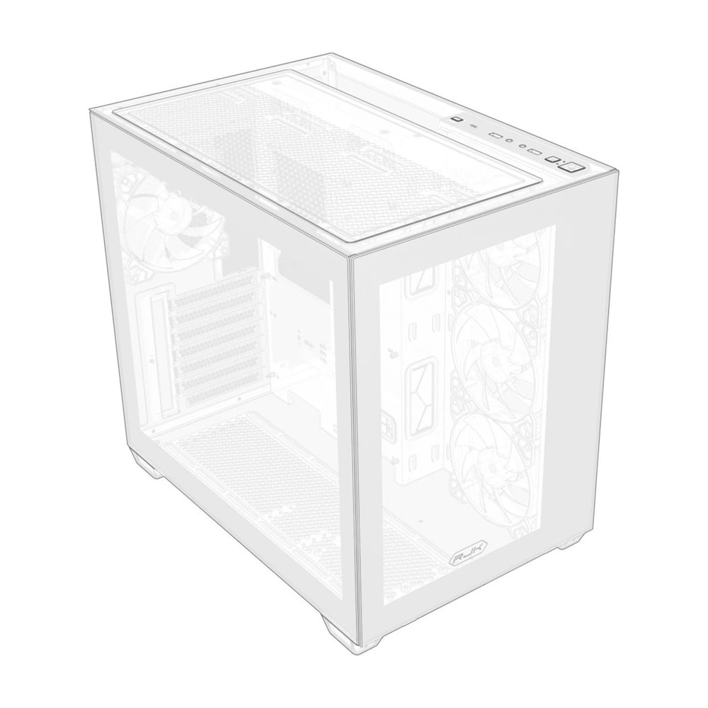 Raijintek Paean C7 TG 4xARGB Fan Type-C Beyaz