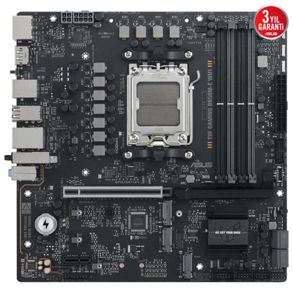 Asus Tuf Gaming B850M-E Wifi AM5 D5 Hdmi Dp Type-C