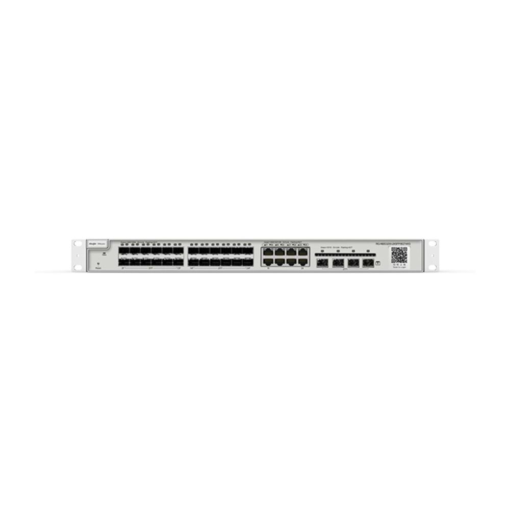 Ruijie Reyee RG-NBS3200-24SFP/8GT4XS 8-Port Bakır+24x1GBSFP Port+4X10GBSFP RackM