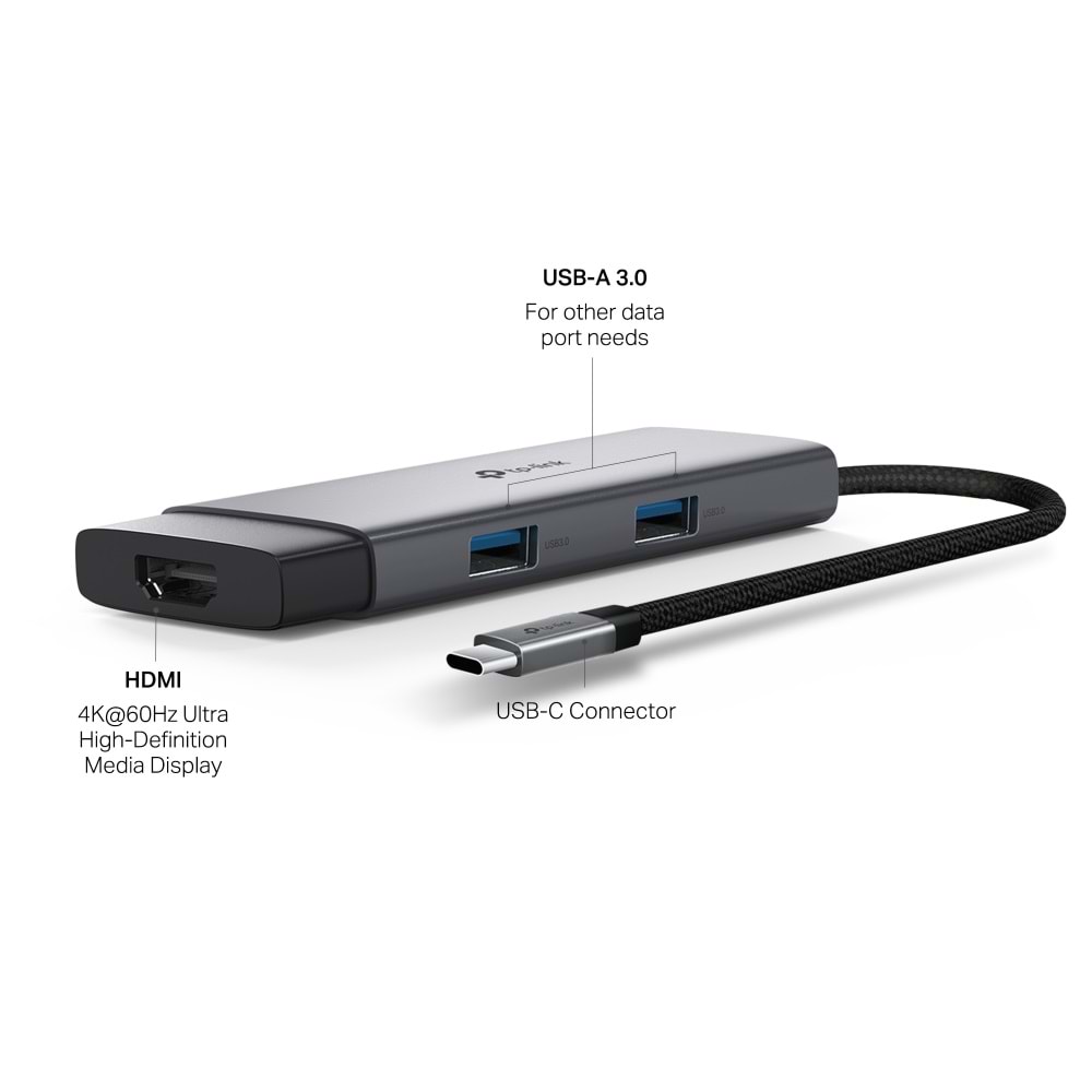 Tp-Link UH5020C USB Type-C 5 i 1 Arada Adaptör