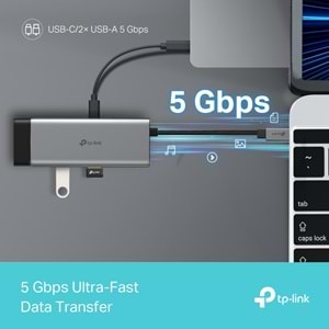Tp-Link UH5020C USB Type-C 5 i 1 Arada Adaptör