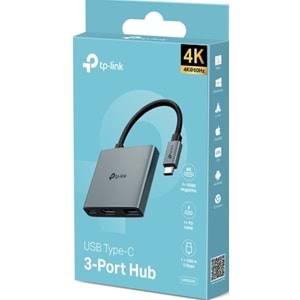 Tp-Link UH3020C USB Type-C 3 ü 1 Arada Adaptör