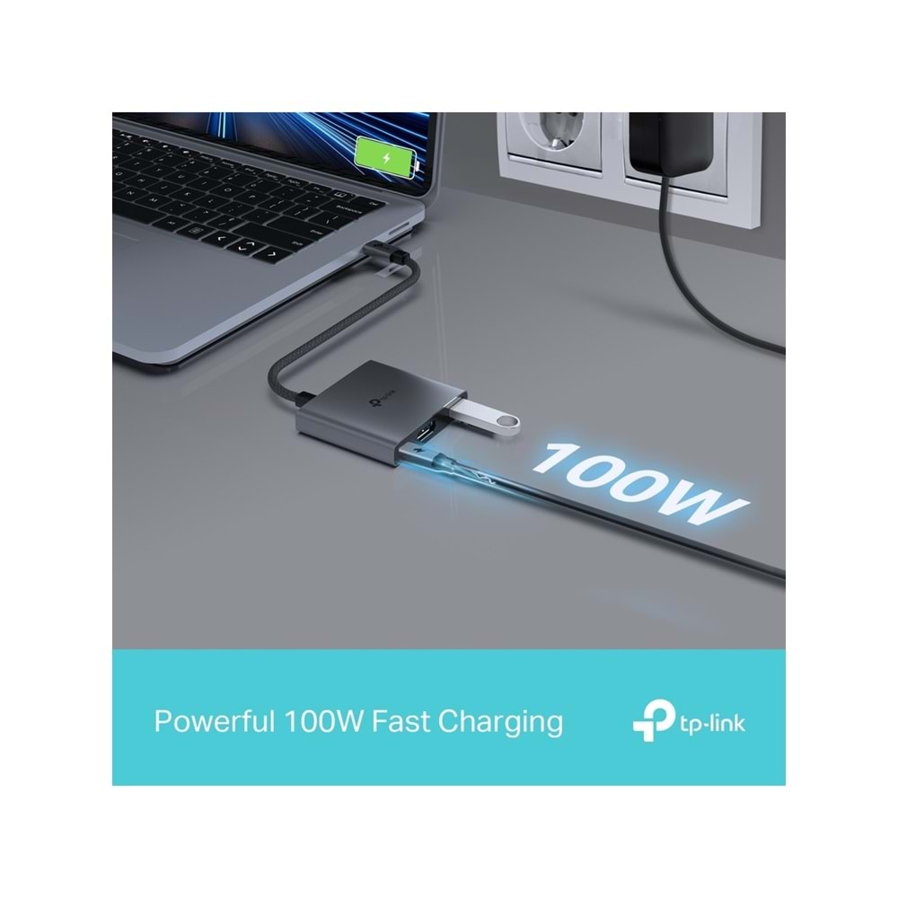 Tp-Link UH3020C USB Type-C 3 ü 1 Arada Adaptör
