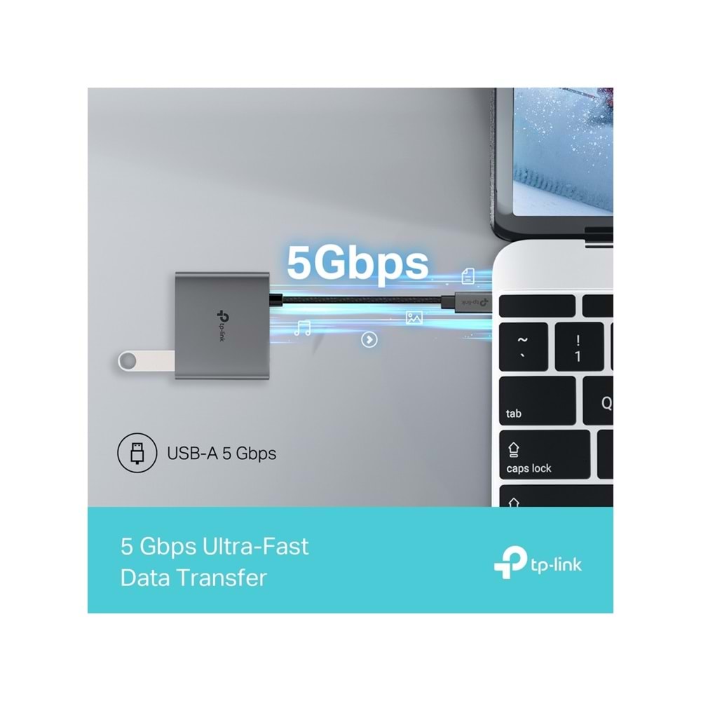 Tp-Link UH3020C USB Type-C 3 ü 1 Arada Adaptör
