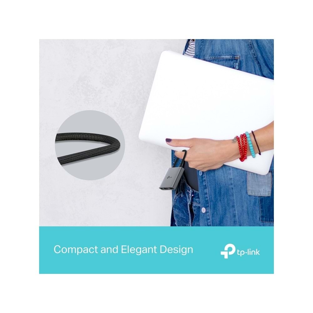 Tp-Link UH3020C USB Type-C 3 ü 1 Arada Adaptör