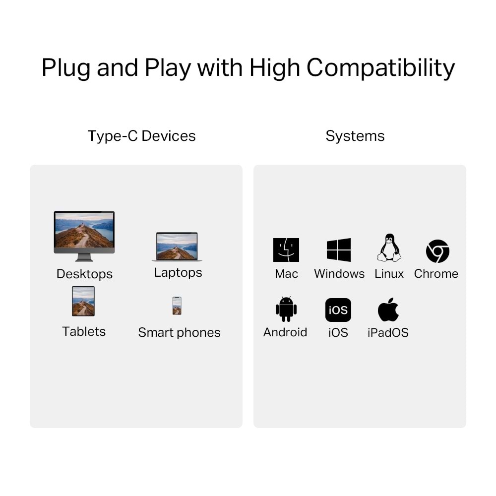 Tp-Link UA440C USB 3.0 Type-C, SD ve microSD, 4.0 Kart Okuyucu