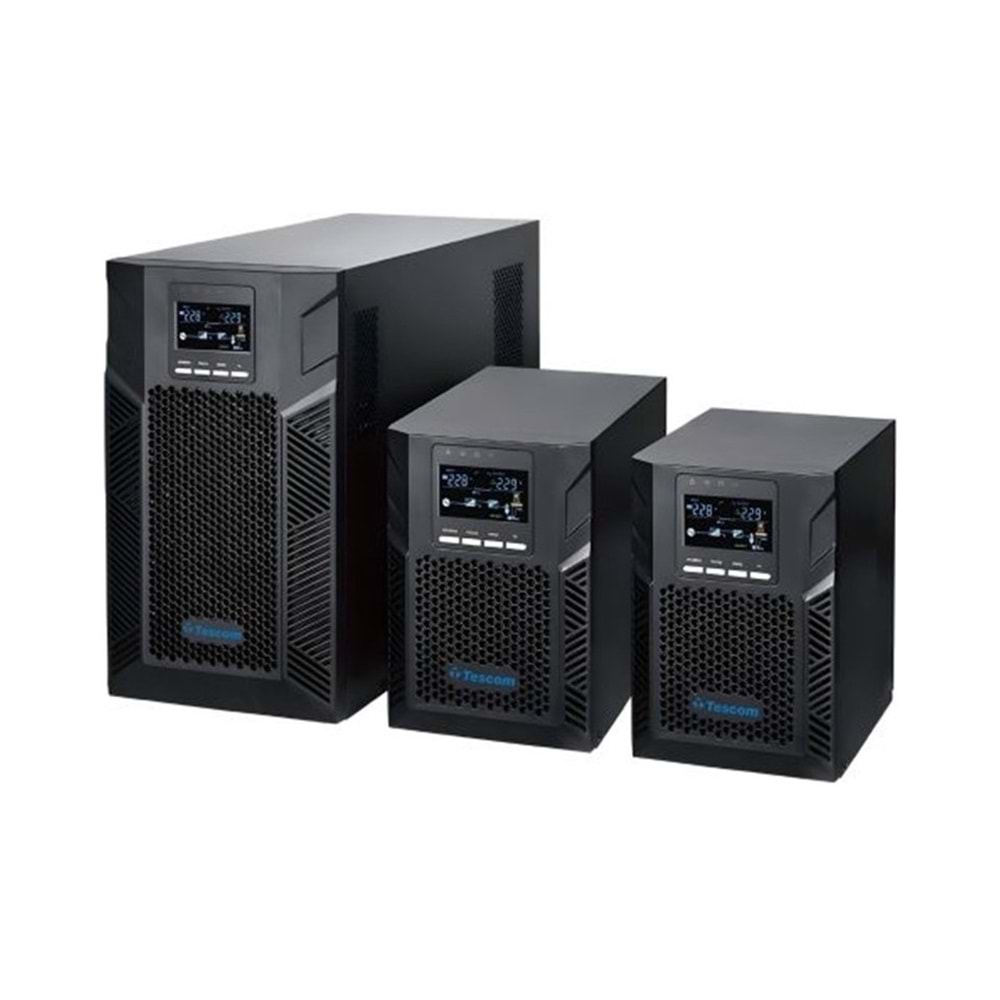 Tescom Neonline 1KVA 1F/1F (2X9AH) 4/8DK LCD Online UPS
