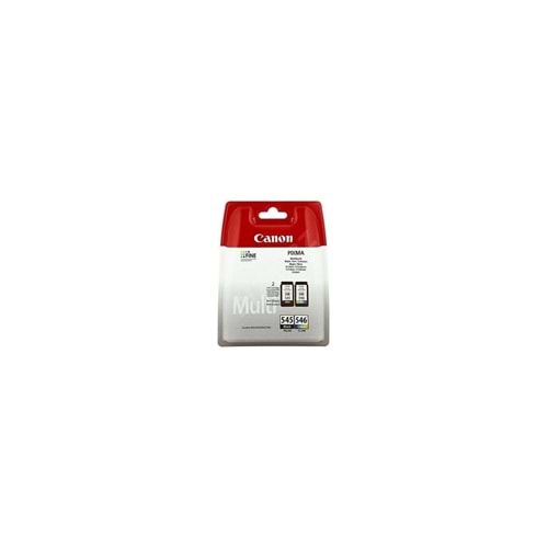 Canon PG-545/CL-546 MULTIPACK Mürekkep KARTUS 2 LI + Kağıt Hediyeli