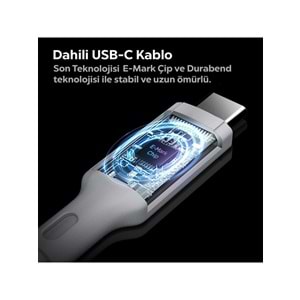 Spigen PowerArc ArcStation Pro ACH02589 45 W Type-C Kablolu Hızlı Şarj Aleti