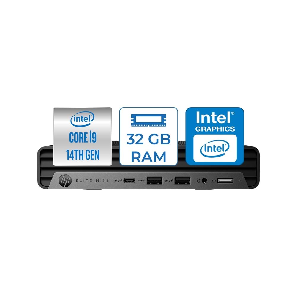 HP Elite Mini 800 G9 i9 14900-32G-1TBSD-WPro