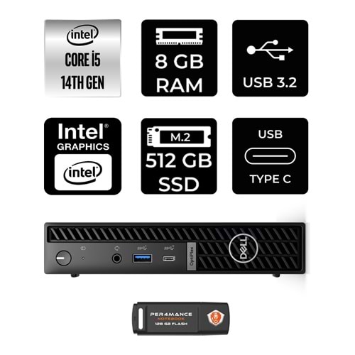 Dell OptiPlex 7020MFF i5 14500T-8GB-512SSD-W11Pro