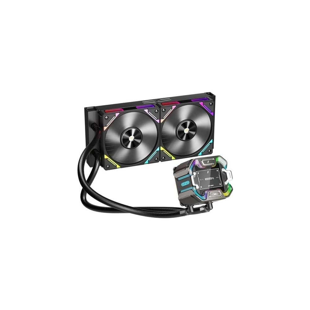 1ST Player X STARSHIP AM5/LGA1700/LGA1851 240mm PREMIUM Sıvı Soğutucu(Siyah)