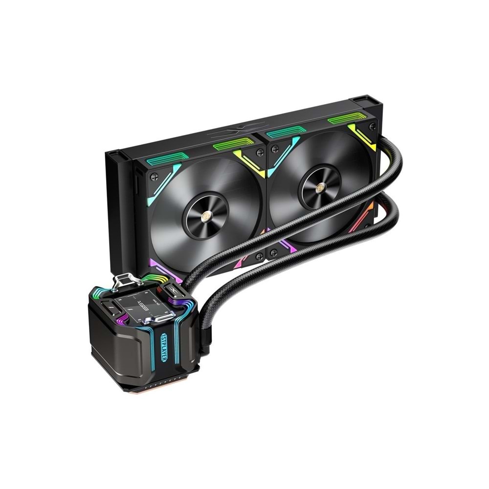 1ST Player X STARSHIP AM5/LGA1700/LGA1851 240mm PREMIUM Sıvı Soğutucu(Siyah)