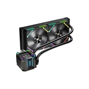 1ST Player X STARSHIP AM5/LGA1700/LGA1851 240mm PREMIUM Sıvı Soğutucu(Siyah)