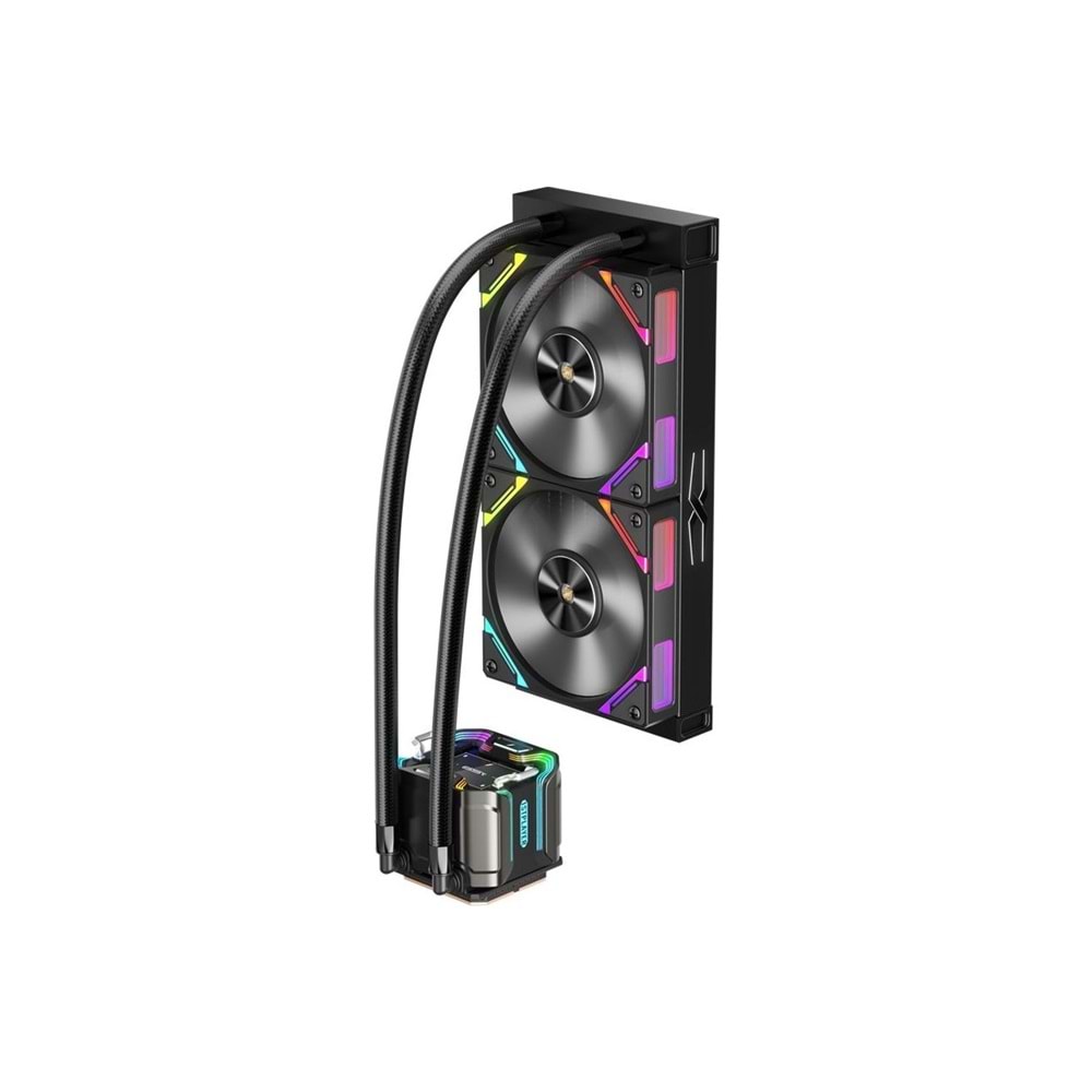1ST Player X STARSHIP AM5/LGA1700/LGA1851 240mm PREMIUM Sıvı Soğutucu(Siyah)
