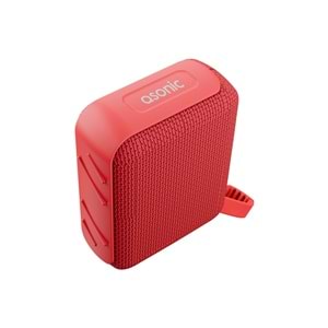 ASONIC AS-03 KIRMIZI 5W BT/USB/TF/TWS 1200mAh Batarya Bluetooth V5.3