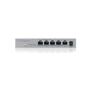 ZyXEL MG-105 5 Port Multi-GigaBit 2.5Gbps Metal Kasa Yönetilemez Masaüstü Switch