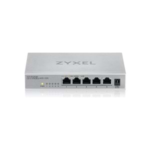 ZyXEL MG-105 5 Port Multi-GigaBit 2.5Gbps Metal Kasa Yönetilemez Masaüstü Switch