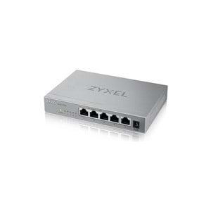 ZyXEL MG-105 5 Port Multi-GigaBit 2.5Gbps Metal Kasa Yönetilemez Masaüstü Switch