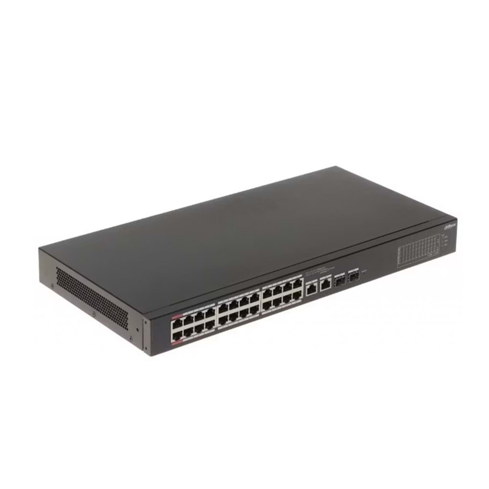 Dahua CS422 6-24ET-375 24Port Megabit PoE 375W 2 Port Gigabit Lan 2 Port SFP Gigabit Combo Cloud Yönetilebilir Switch