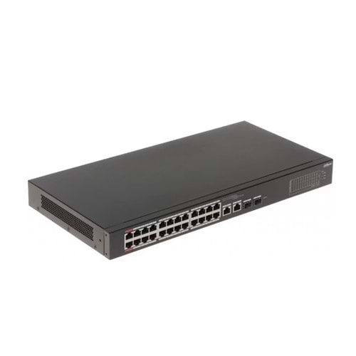 Dahua CS422 6-24ET-375 24Port Megabit PoE 375W 2 Port Gigabit Lan 2 Port SFP Gigabit Combo Cloud Yönetilebilir Switch