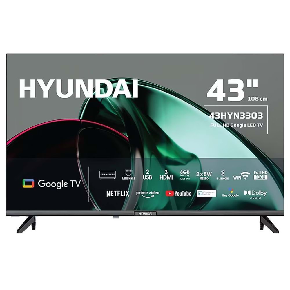 HYUNDAI 43HYN3303 43 109cm Full HD Dahili Wi-Fi