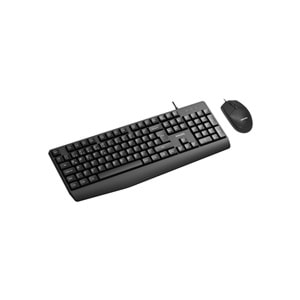 Philips SPT6237B Siyah Türkçe Q USB Kablolu Klavye Mouse Set