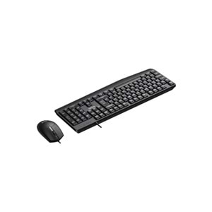 Philips SPT6237B Siyah Türkçe Q USB Kablolu Klavye Mouse Set