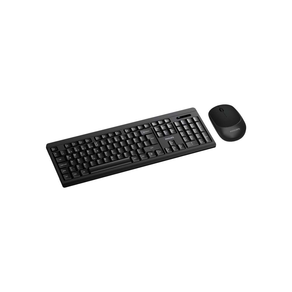 Philips SPT6324B Siyah Türkçe Q 2.4Ghz Kablosuz Klavye Mouse Set