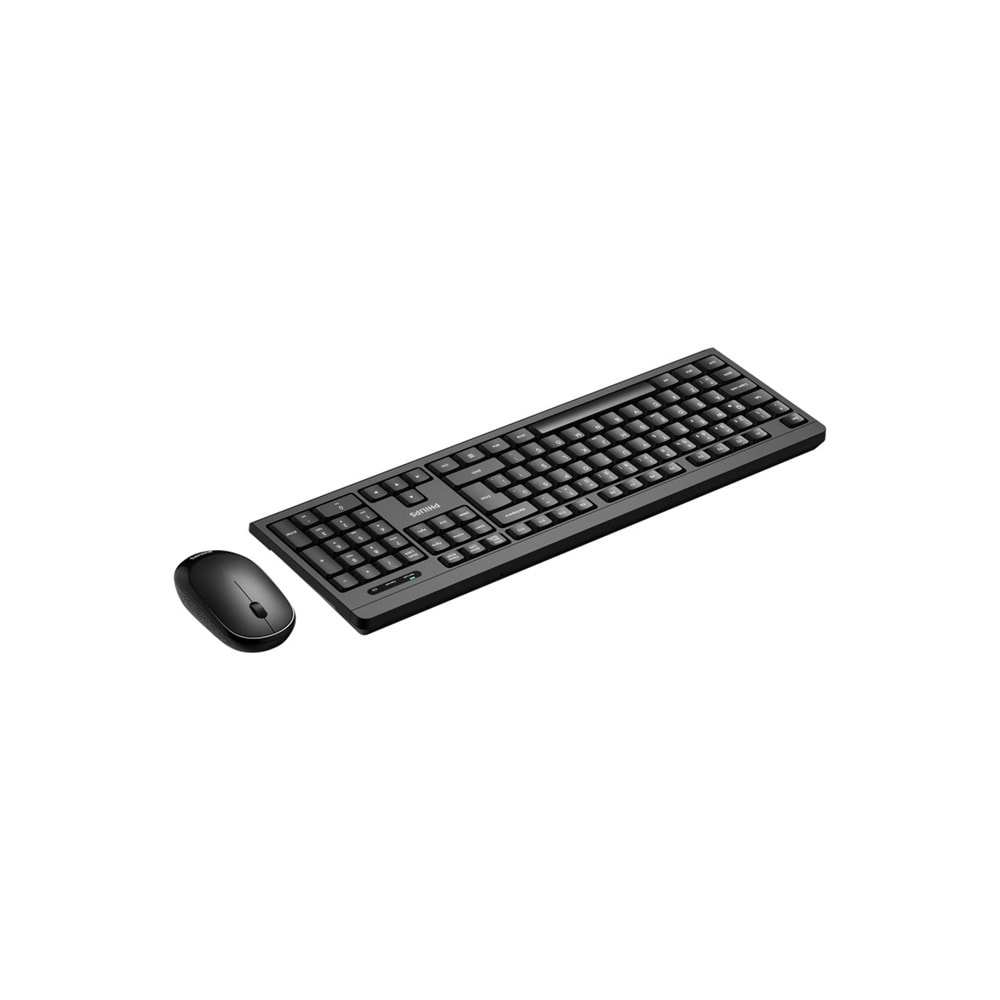 Philips SPT6324B Siyah Türkçe Q 2.4Ghz Kablosuz Klavye Mouse Set