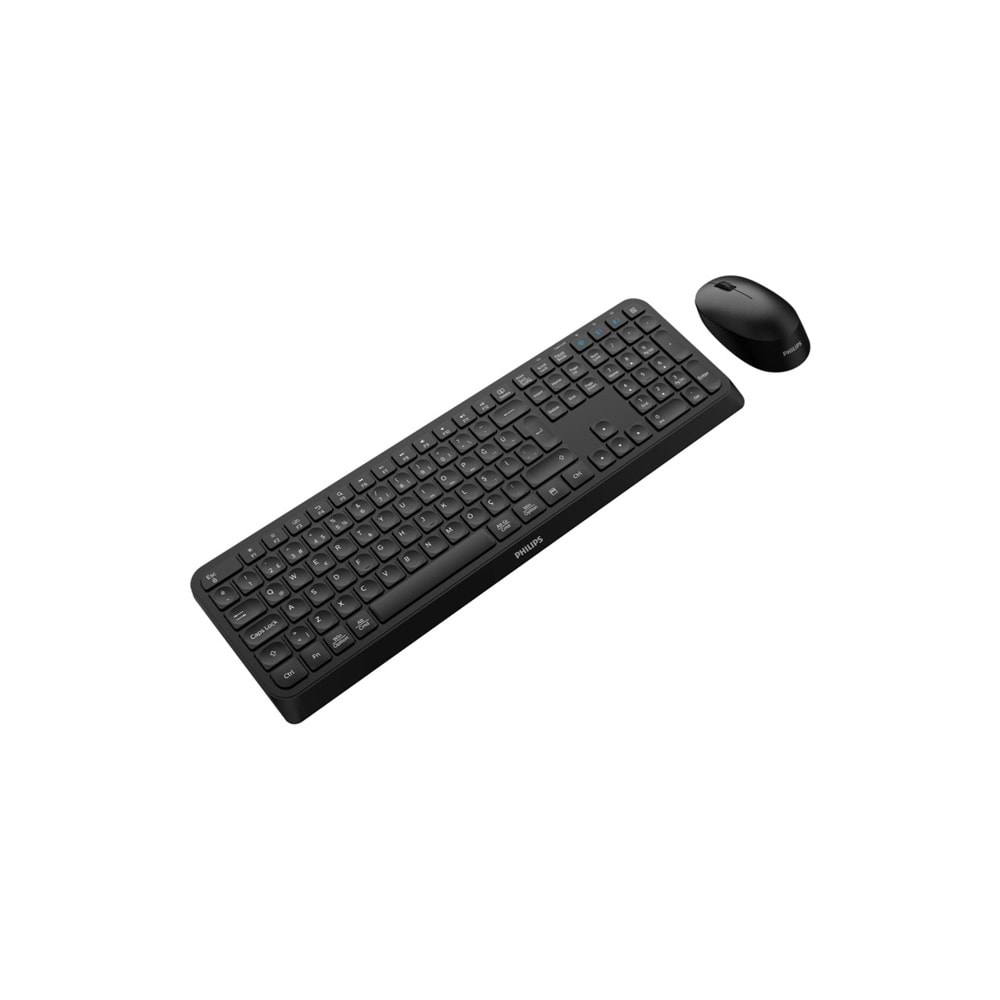Philips SPT6407B Siyah Türkçe Q 2.4Ghz ve Bluetooth Kablosuz Multimedya Klavye Mouse Set