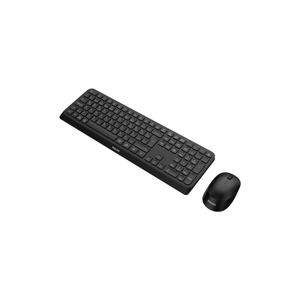 Philips SPT6407B Siyah Türkçe Q 2.4Ghz ve Bluetooth Kablosuz Multimedya Klavye Mouse Set