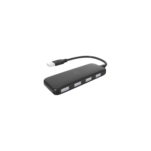 HP DHC-CT110C 4 PORT USB 2.0 USB Çoklayıcı HUB Siyah