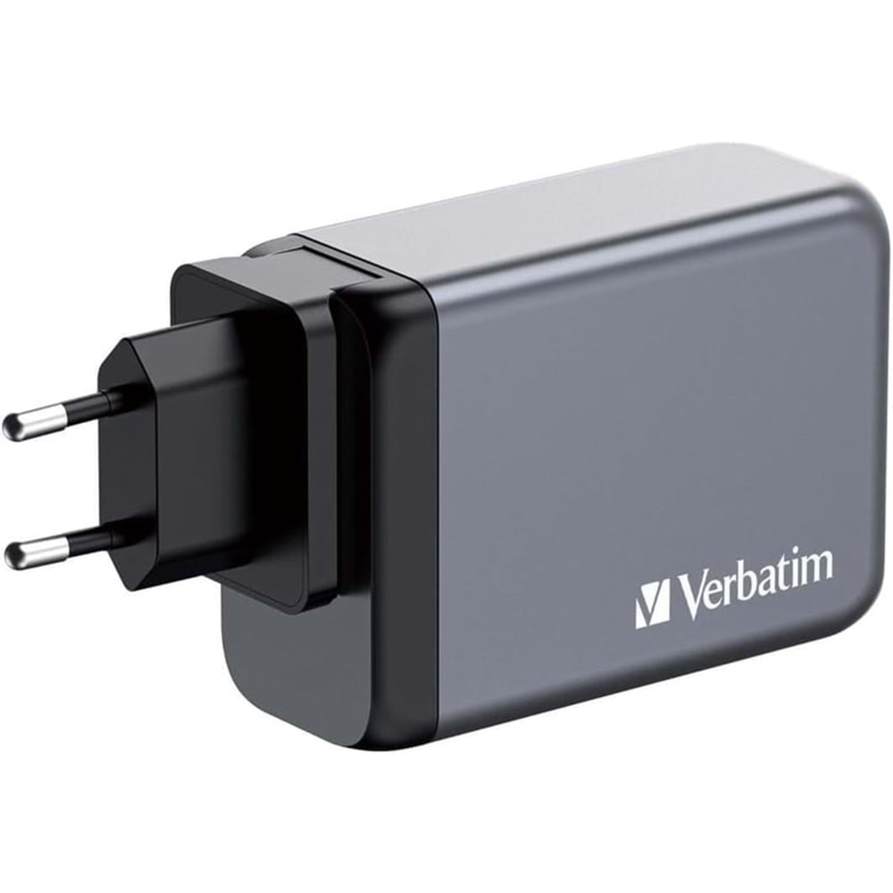 VERBATIM 32205 GNC-240 GaN Charger 240W xUSB-C 140W /1 x USB-C 100W/1xUSB-C 65W