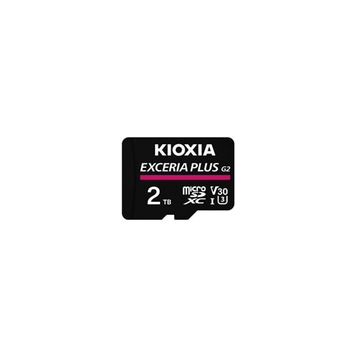 KIOXIA 2TB EXCERIA PLUS G2 MICRO SDXC 4K 100MB/s LMPL2M002TG2