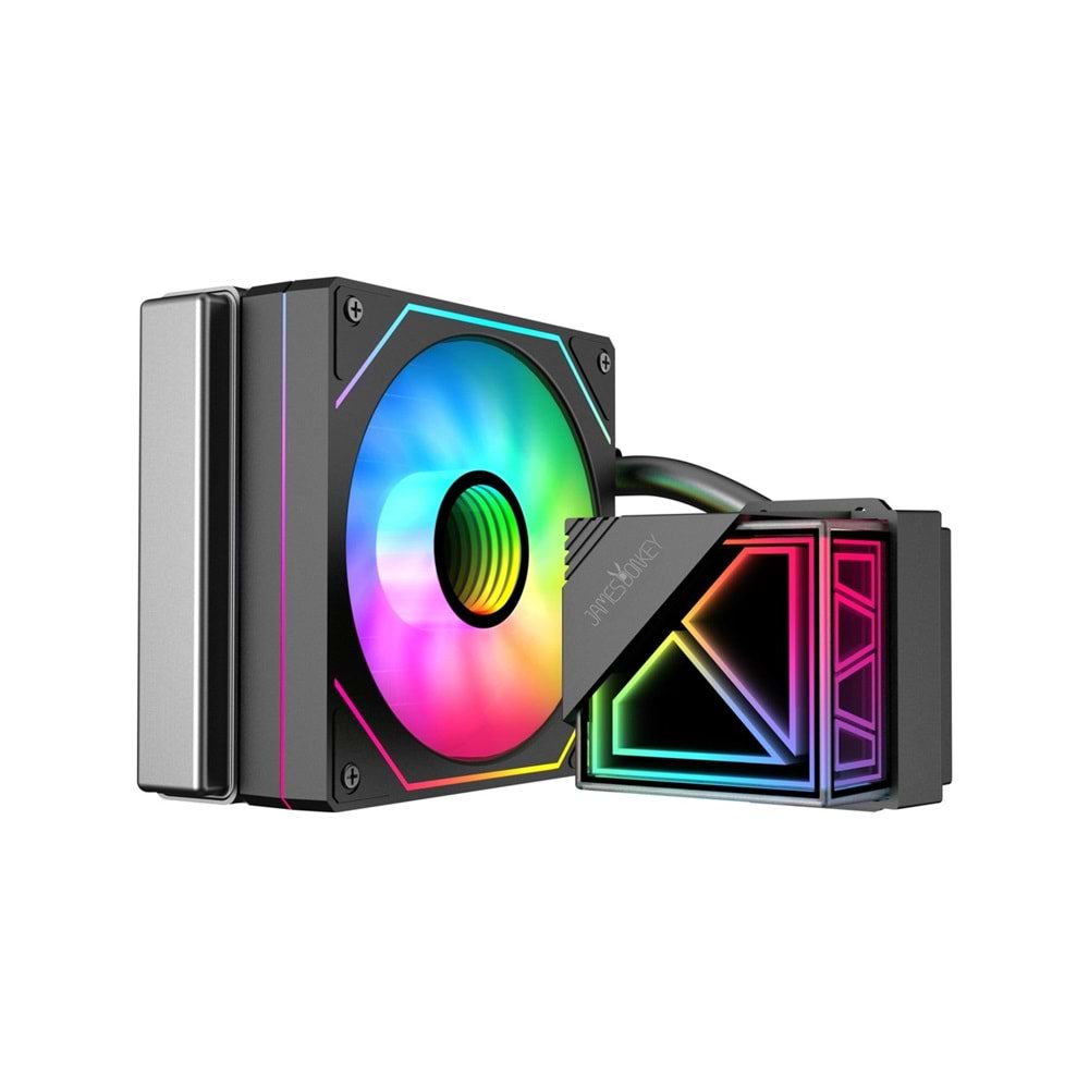 James Donkey Lugis JDC120 ARGB 120mm Sıvı İşlemci Soğutucu AM5 ve LGA1700 Uyumlu