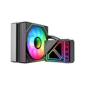 James Donkey Lugis JDC120 ARGB 120mm Sıvı İşlemci Soğutucu AM5 ve LGA1700 Uyumlu