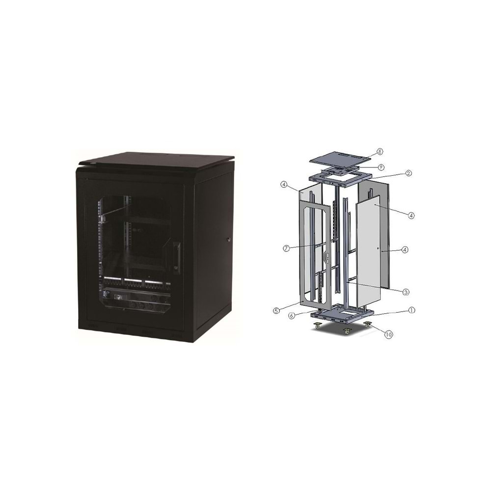 ULS 16u 600x800 dikili tip (tekerlek dahil )