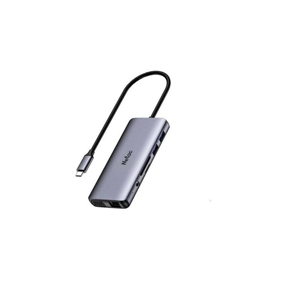 Netac WF15 11-in-1 Type-C Multi Media Docking Station NT08WF15-30GR