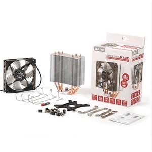 Dark Freezer X120 Intel 775/1155/1156/1150/1151 AM2/AM2+/AM3/AM3+/AM4 Uyumlu işlemci Soğutucu (DKCCX120)