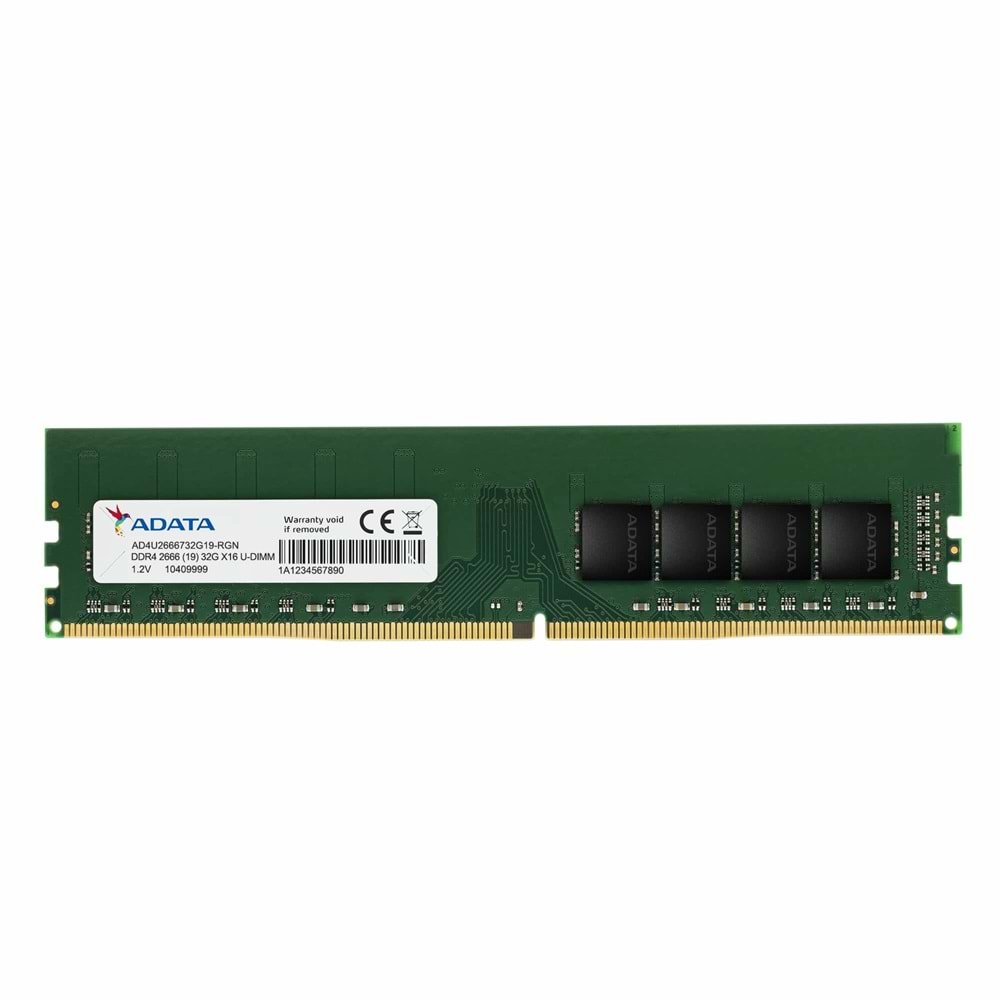 Adata DIM 4GB 2666MHZ DDR4 Masaüstü RAM AD4U26664G19-SGN