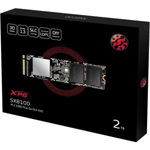 Adata Xpg SX8100 2tb 3500MB-3000MB/S M.2 Pcıe SSD ASX8100NP-2TT-C