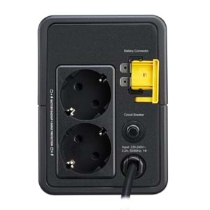 APC Easy Güç Kaynağı UPS BVX 700VA 230V AVR USB Charging Schuko Sockets BVX700LUI-GR