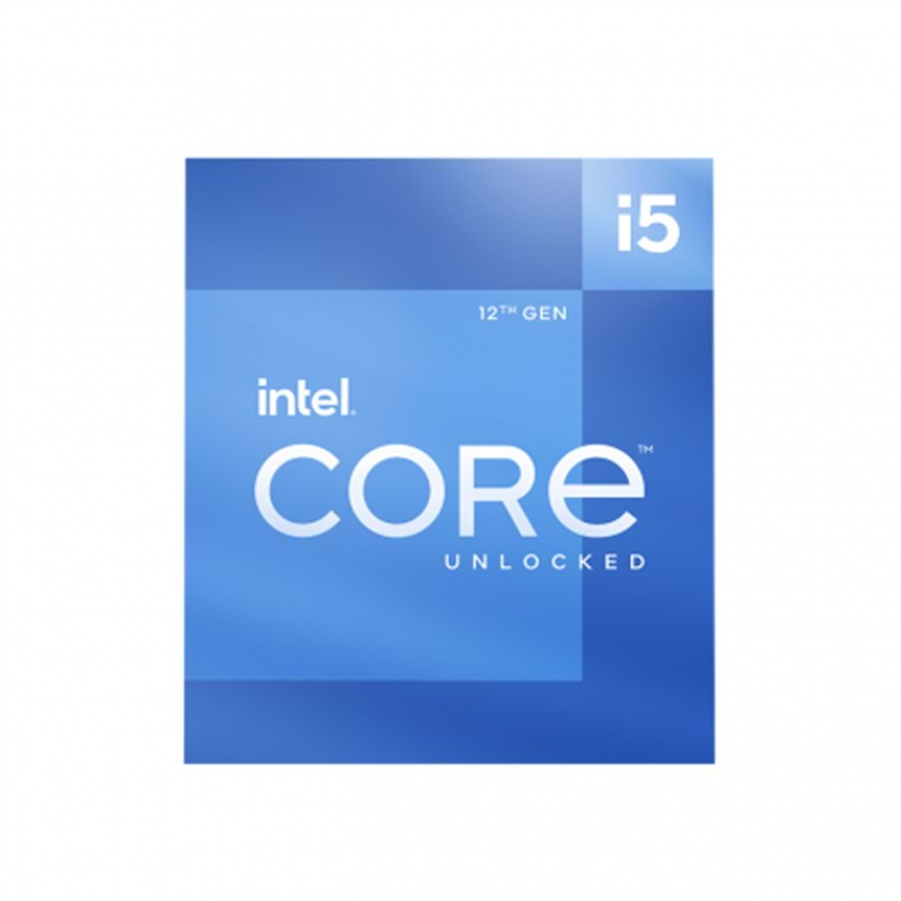 Intel Core i5-12600K 4.9GHz 10 Çekirdek 20MB LGA1700 10nm Box İşlemci