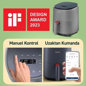 COSORI Gri Air Fryer 3.8 Litre CAF-LI401S