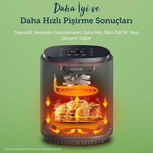 COSORI Gri Air Fryer 3.8 Litre CAF-LI401S